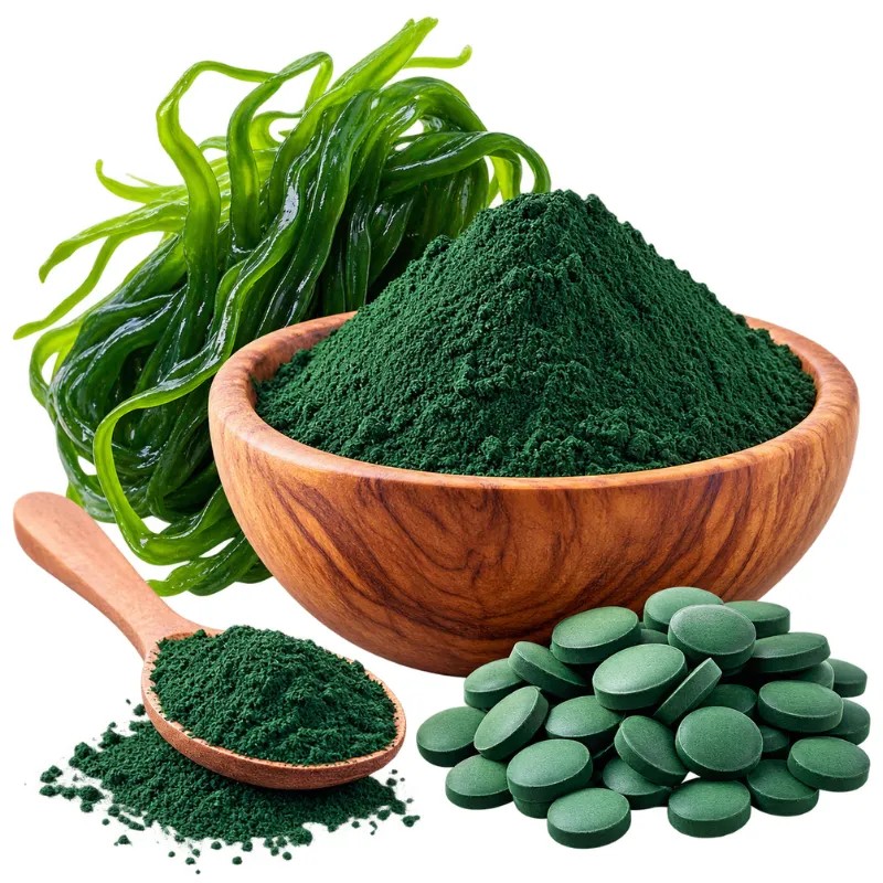 مسحوق سبيرولينا spirulina en poudre